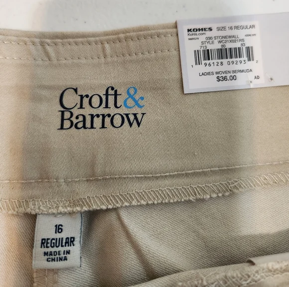 Croft & Barrow bermuda shorts - Picture 1 of 2